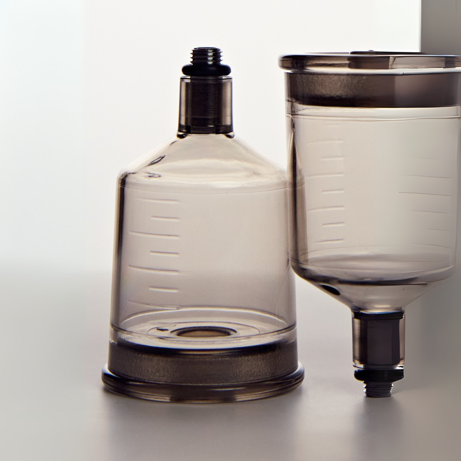 Airbrush stain canisters stylised photo