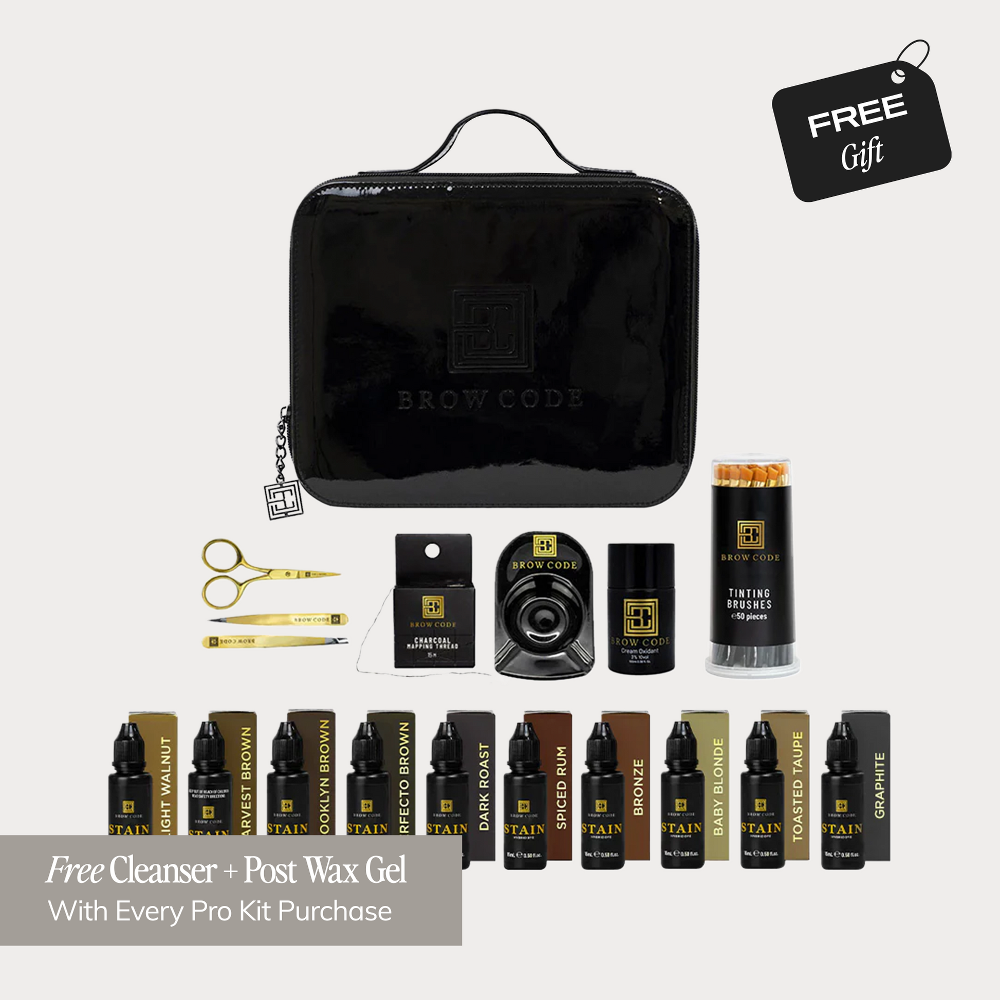 Professional Stain Hybrid Brow Dye Kit