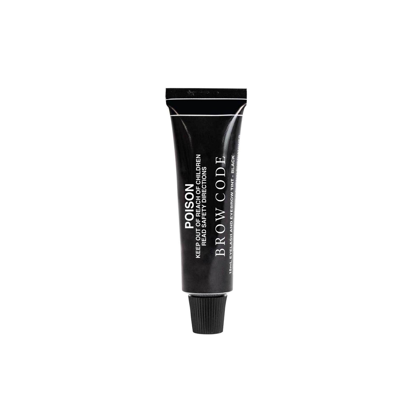 Brow Tint Tube - Color-Black - Against a white background