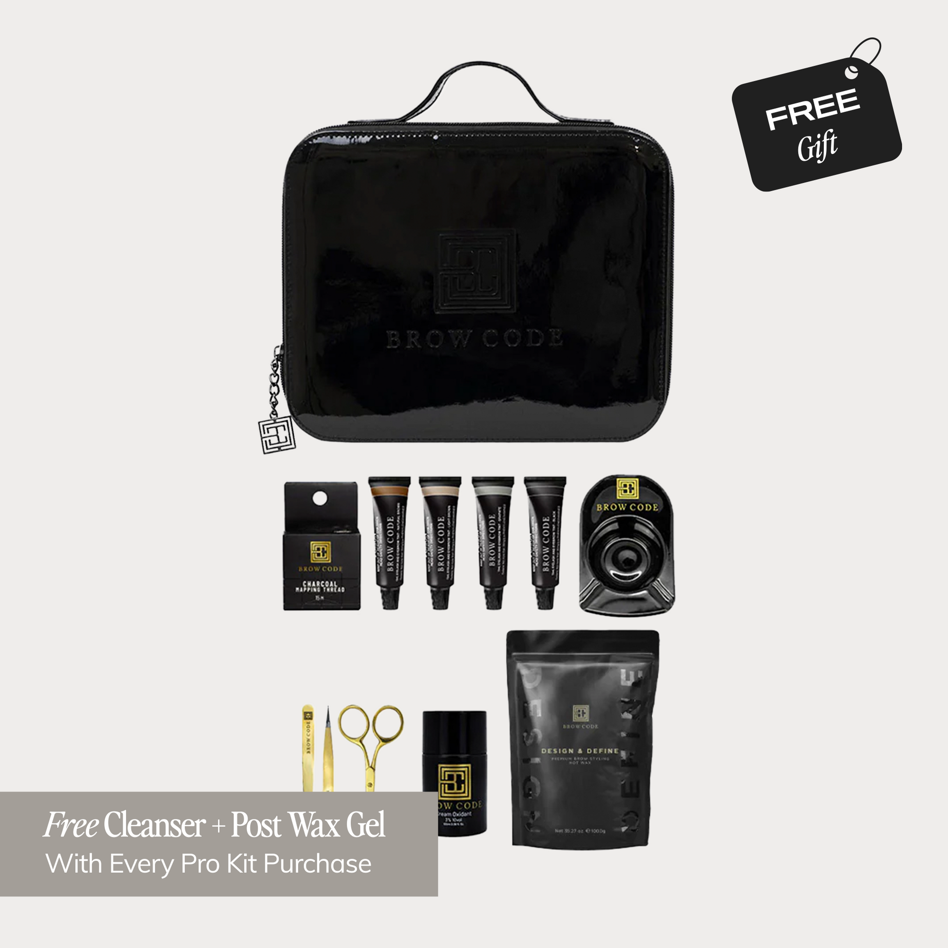 Professional Brow Tint Kit with Wax