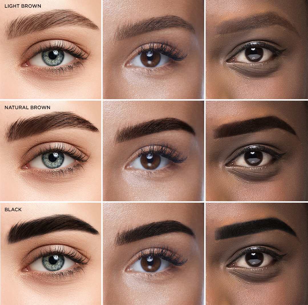 Brow Tint - Colour chart