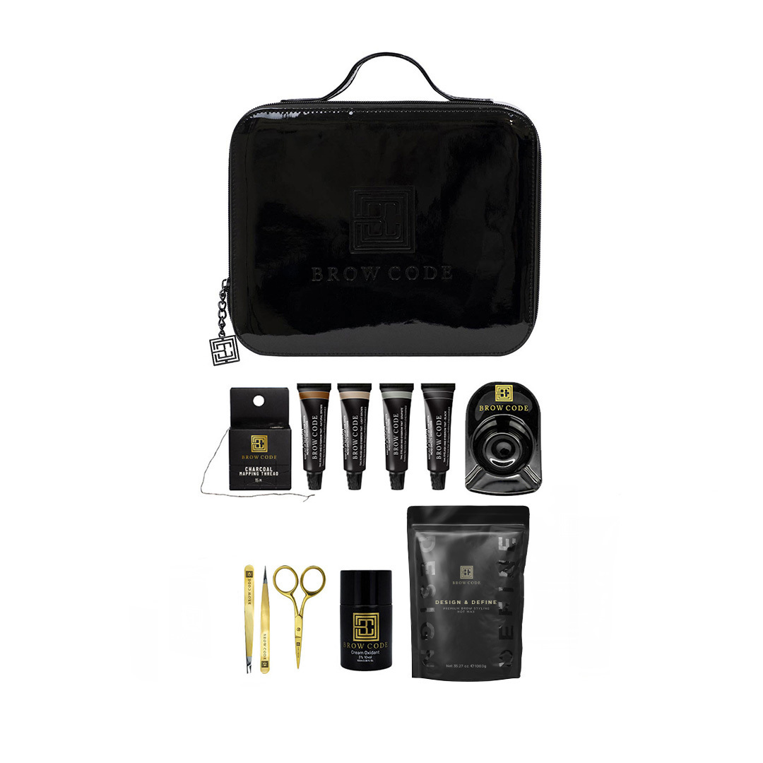 Professional Brow Tint Kit with Wax