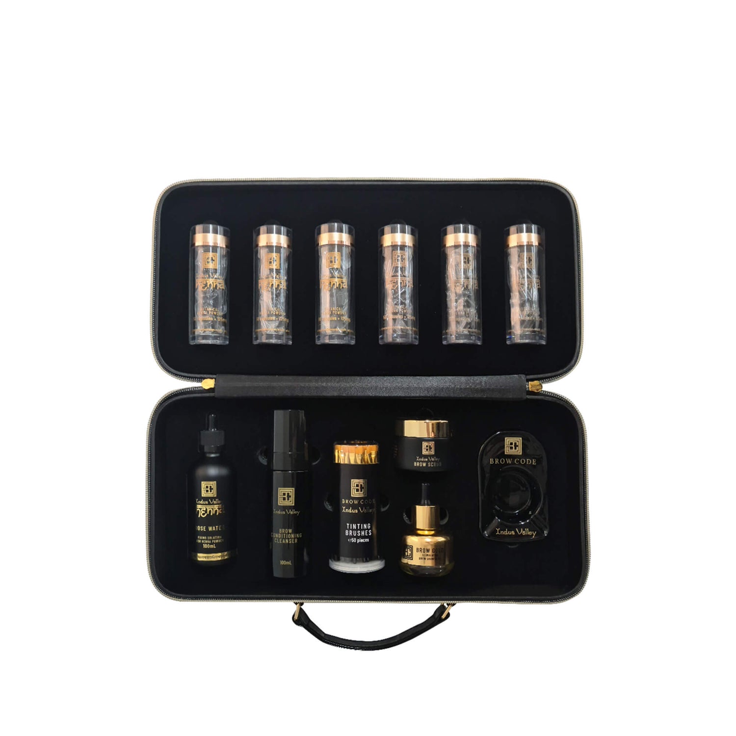 Professional Brow Henna Kit in an open case