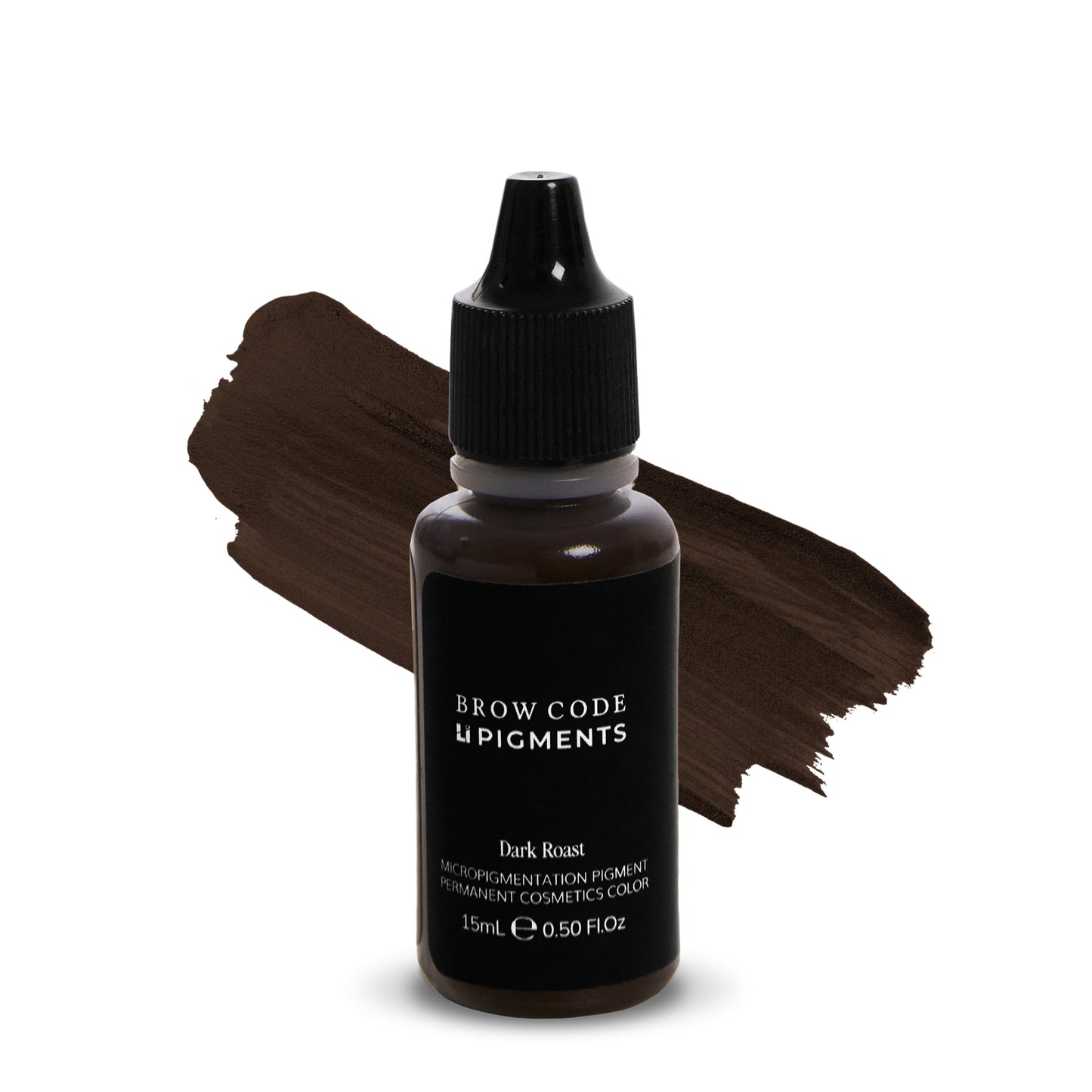 Li Pigments Permanent Makeup - color-dark-roast with swatch on white background