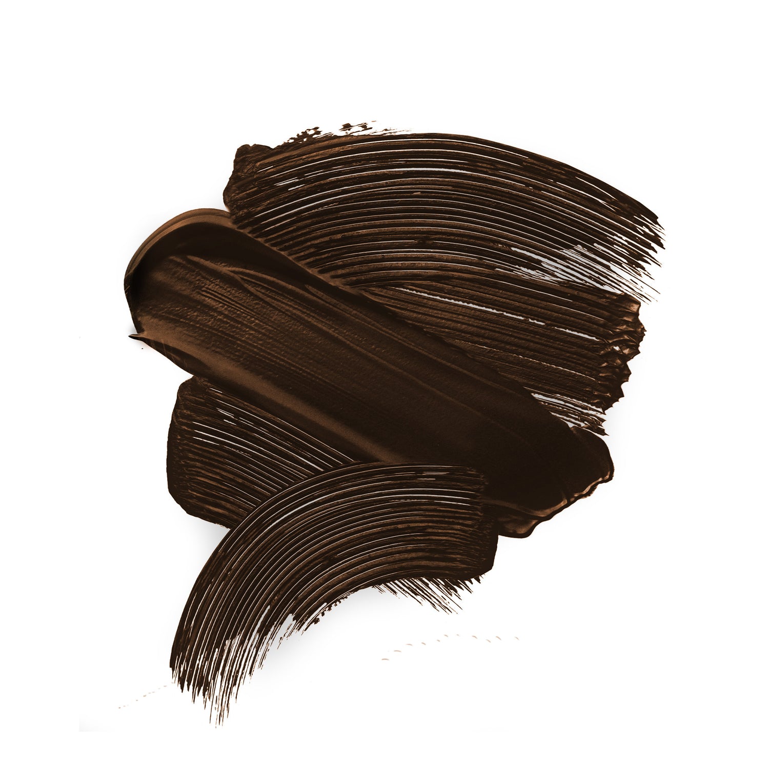 Swatch of Tinted Multi-Peptide Brow Gel - color-chocolate against a white background